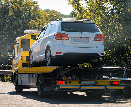 car is removed